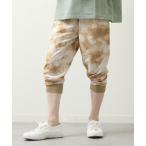 パンツ 撥水加工 接触冷感 ウエストゴム入り ナイロンリブ付クロップドジョガーパンツ 【キャンプ/フェス/アウトドア】