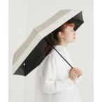 折りたたみ傘 because バイカラーヒートカット晴雨兼用折りたたみ日傘(遮蔽率99%以上 PU) レディース