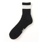 靴下 メンズ 「JACKSON MATISSE/ジャクソンマティス」Glow Short Socks　無地ライン柄ソックス