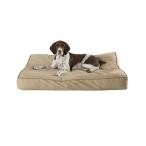 ペット マット プレミアム・デニム・ドッグ・ベッド、長方形 ミディアム