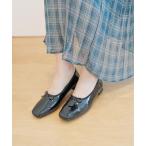 バレエシューズ パンプス 「オールウェザー対応晴雨兼用」スクエアトゥバレエシューズ/6216