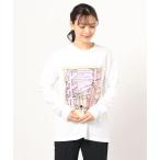 tシャツ プリント ロングスリーブTEEシャツ 長袖 Tシャツ ロンT レディース レディース