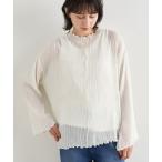 tシャツ Tシャツ 【WEB限定】シアー楊柳プルオーバー+タンクSET *