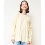 ショッピングジョンブル tシャツ ヘムラウンドロングTシャツ レディース