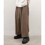 パンツ スラックス Tapered wide slacks/テーパードワイドスラックス