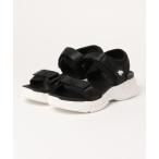 サンダル moz(モズ) ロゴ入り厚底クッションスポーツサンダル