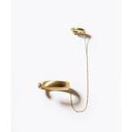 ショッピングイヤーカフ イヤーカフ 「bone」 オーガニック ダブル チェーン イヤーカフ レディース