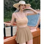  купальный костюм женский купальный костюм chu-ru задний лента bla+ шорты + flair юбка 3 позиций комплект женский 