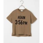 tシャツ AGAINロゴプリントTシャツ キッズ 子供服 男の子