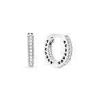 ショッピングハート ピアス パヴェ ハート フープ ピアス レディース