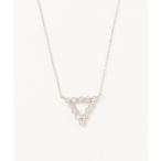 ショッピングダイヤ ネックレス Pt950ダイヤトライアングルネックレス レディース