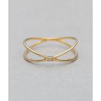 指輪 リング K10 イエローゴールド ダイヤモンド ピンキーリング BLOOM/ブルーム WEB限定 レディース