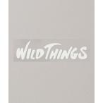 ステッカー 【WILDTHINGS/ワイルドシングス】CUTTING LOGO STICKER カッティングロゴステッカー