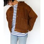 ショッピングジョンブル コート アウター 「Attick by Johnbull」コーデュロイトラッカージャケット レディース メンズ