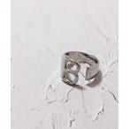 指輪 リング 「earyear」イニシャル ボリューム リング シルバー レディース