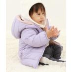 ダウン アウター 洗える ファイバーダウン ベビー リバーシブルジャケット キッズ 子供服 男の子 女の子