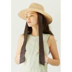 帽子 ハット Bao Straw Ribbon Fedora Hat/バオストローリボンフェドラハット レディース