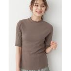 tシャツ Tシャツ ハイネックメローリブプルオーバー(半袖) *