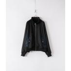 ショッピングネックリング ジャケット ブルゾン メンズ High neck ring zip track jacket  / ハイネックリングジップトラックジャケット(セットア