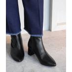 ブーツ 晴雨兼用チャンキーショートブーツ「日本製」 レディース
