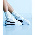 ショッピング厚底 スニーカー スニーカー PUMA/プーマ  レディース スニーカー 厚底 MAYZE メイズ レザー 381983 レディース