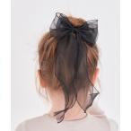 ヘアゴム アンジュ オーガンジー リボン ヘアゴム(5color)