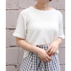 tシャツ 「ZOZO限定」サキシマamp「ふくれジャガードTEE」 レディース