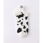 靴下 cow刺繍ショートソックス