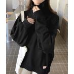 スウェット 《JaVaジャバ コラボ》マニッシュにキマる。タートルネック裏毛bigシルエットプルオーバー