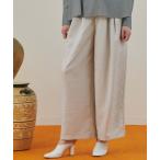 パンツ タックワイドパンツ レディース