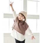 アンサンブル ベスト×長袖Tシャツセット キッズ