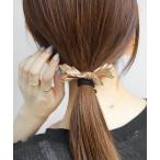 ヘアゴム 重なりシアーリボンヘアゴム