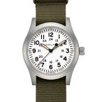 腕時計 HAMILTON 「ハミルトン」 腕時計 Khaki Field （カーキ フィールド）  メカニカル 機械式 42MM ホワイト×グリーン