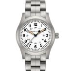 腕時計 HAMILTON 「ハミルトン」 腕時計 Khaki Field （カーキ フィールド）  メカニカル 機械式 42MM ホワイト×シルバー