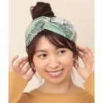 ヘアバンド バンダナ柄ヘアバンド