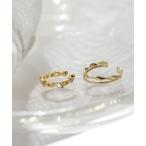  ушные каффы biju-× кручение ушные каффы [2 шт. комплект ] женский 