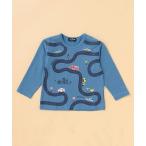 tシャツ Tシャツ 【別注】 道路柄長袖Tシャツ