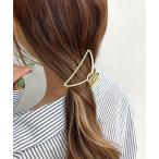 ヘアクリップ 【apresjour mignon×ARIAZ】メタル三角ヘアクリップ