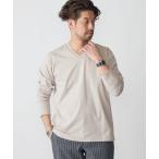 tシャツ SHIPS_ 抗菌・防臭 NANO-FINE(R) ハイゲージ Vネック Tシャツ (ロンT) メンズ