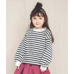 tシャツ Tシャツ シンプルボーダー長袖Tシャツ