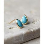 ピアス ターコイズ ピアス | K18 レディース メンズ