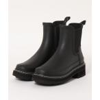 レディース レインシューズ 「HUNTER」W REFINED CHELSEA STITCH DETAIL BOOTS