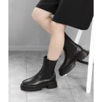 ブーツ 厚底 トラックソール チェルシーブーツ レディース