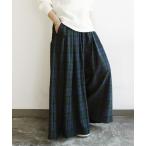 パンツ エミュラル emural ネルタックワイドパンツ レディース