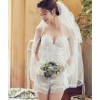 ブライダルインナー4点セット「ブライダルビスチェ+パッド+ペチパンツ+調整ホック」