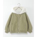 ジャケット ブルゾン 【キッズ】リバーシブルフード付きボアブルゾン(100~160cm)