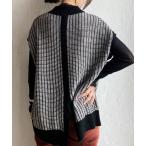 ベスト ジレ オーバーサイズモックネック