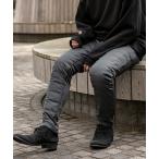 パンツ 極暖 ダウン キルティング スキニー パンツ