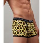 ボクサーパンツ Anapau コットンライクラベア天竺総柄プリントボクサーパンツ