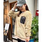 トレーナー スウェット 「FILA / フィラ」ノーカラーフリース レディース ブルゾン ジャケット 保温 UVカット シャギー素材 ボアクルートップ